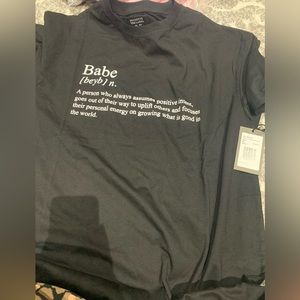 Brunette the label Babes defintion tee S/M